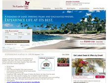 Tablet Screenshot of kapaluavillasmaui.com